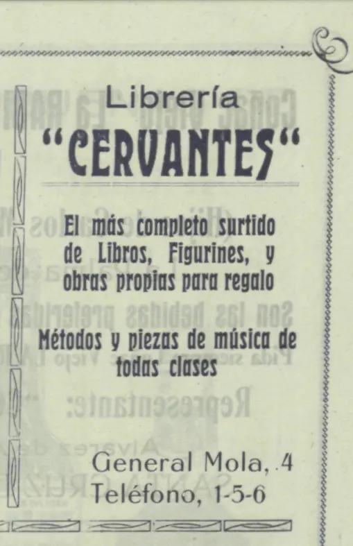 Programa Bajada de La Virgen, 1945.